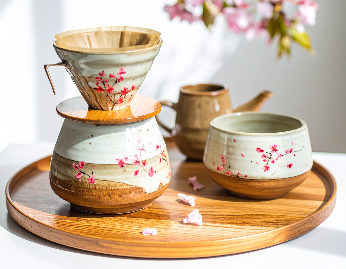 KAZEN Hanagasumi Coffee Dripper Set