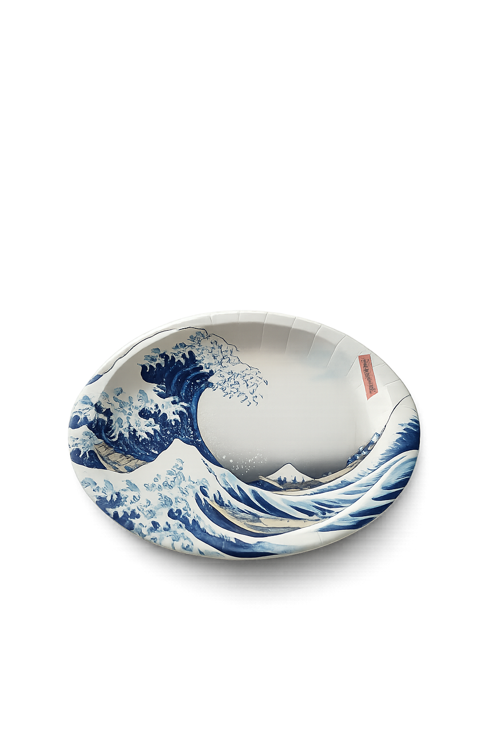 KAZEN Wave Paper Plate – Japanese BBQ Edition (10 Pack, 9 inch, Made in Japan)